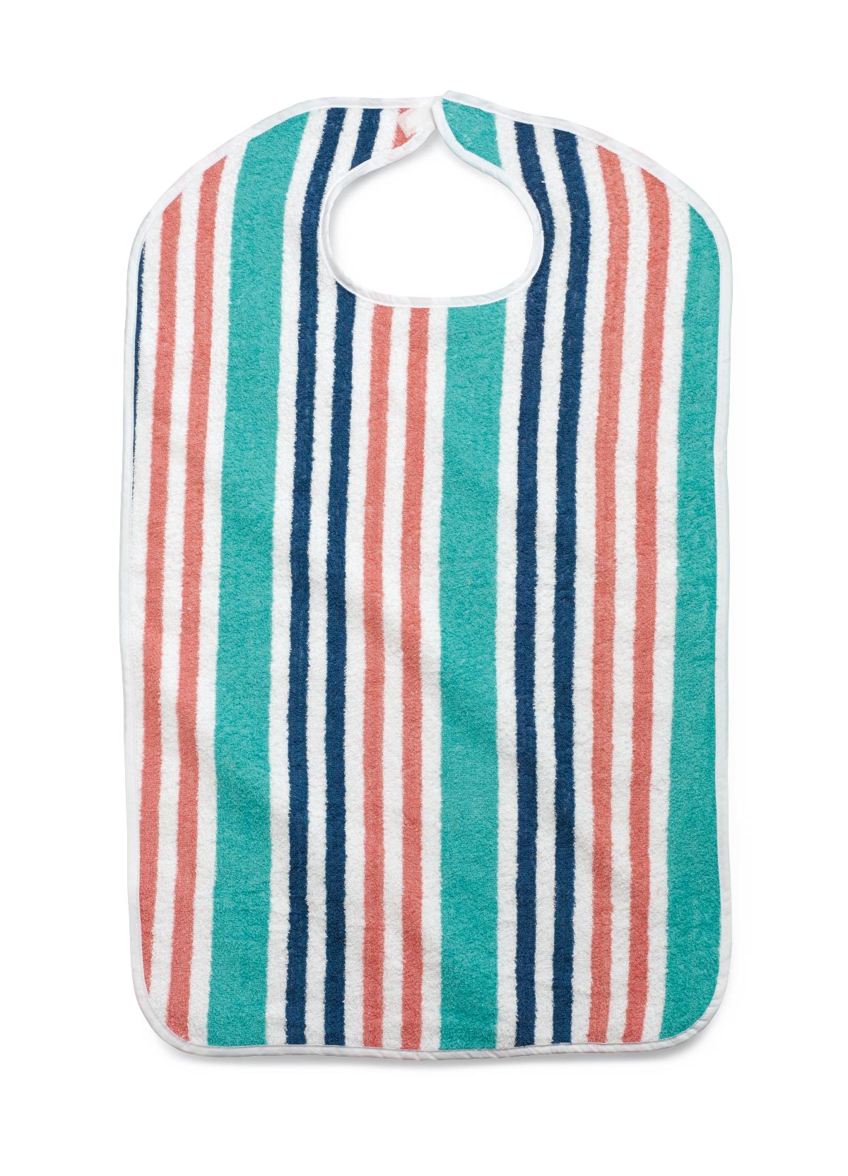 Medline Terry Cloth Striped Clothing Protectors