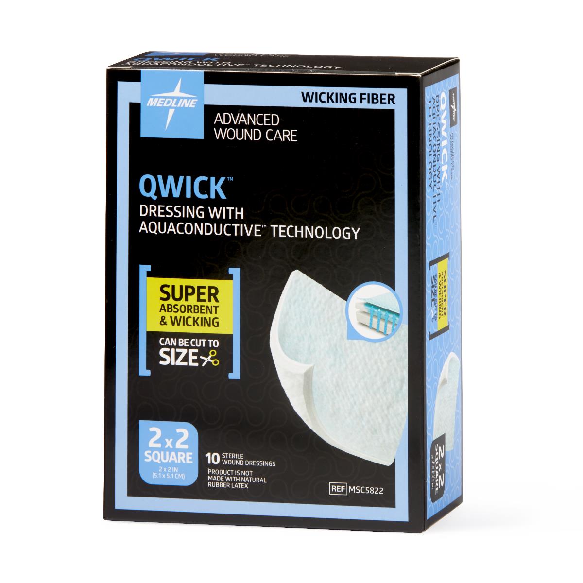 Qwick Nonadhesive Superabsorbent Wound Dressings - BeHope