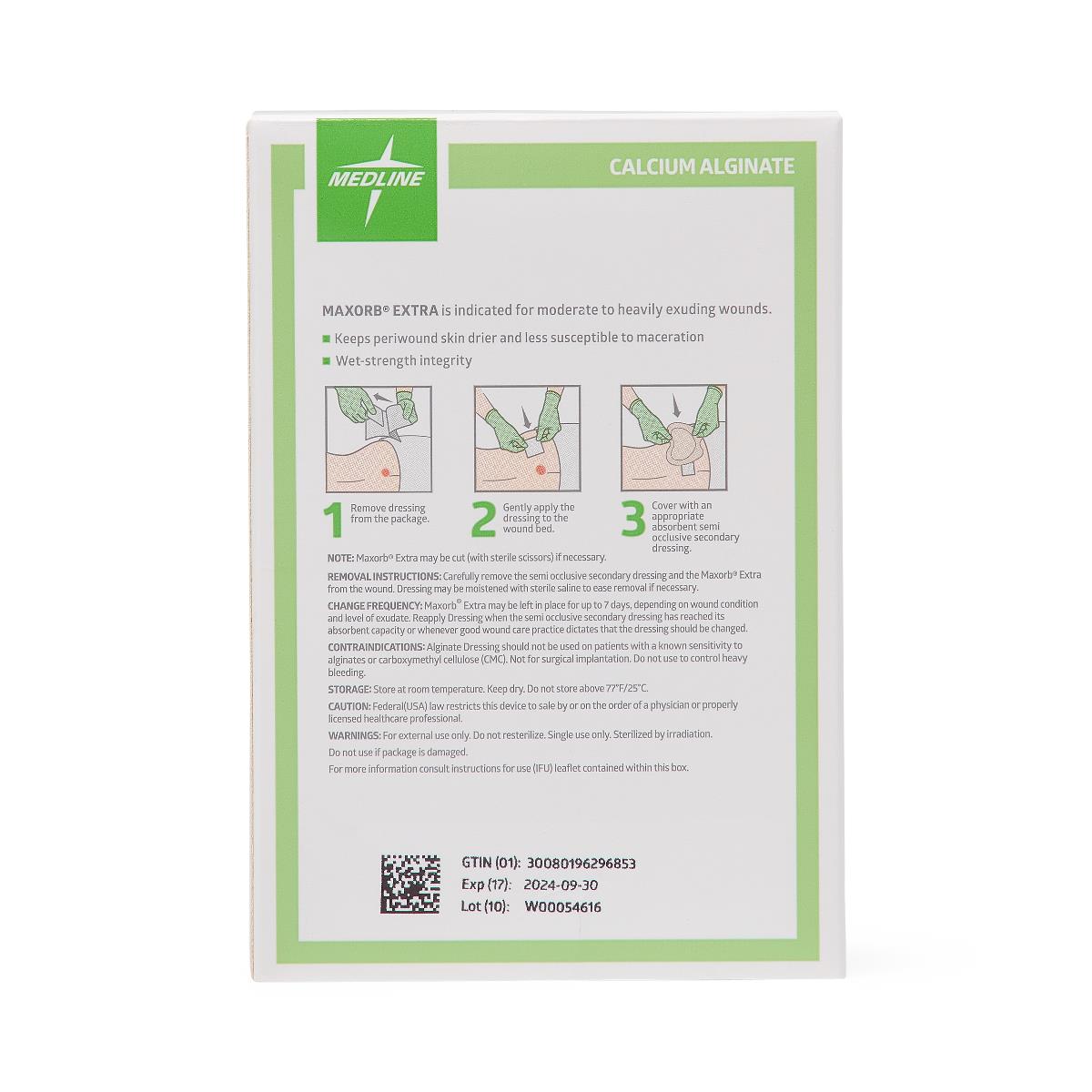 Maxorb Extra Cmc/alginate Wound Dressings - BeHope