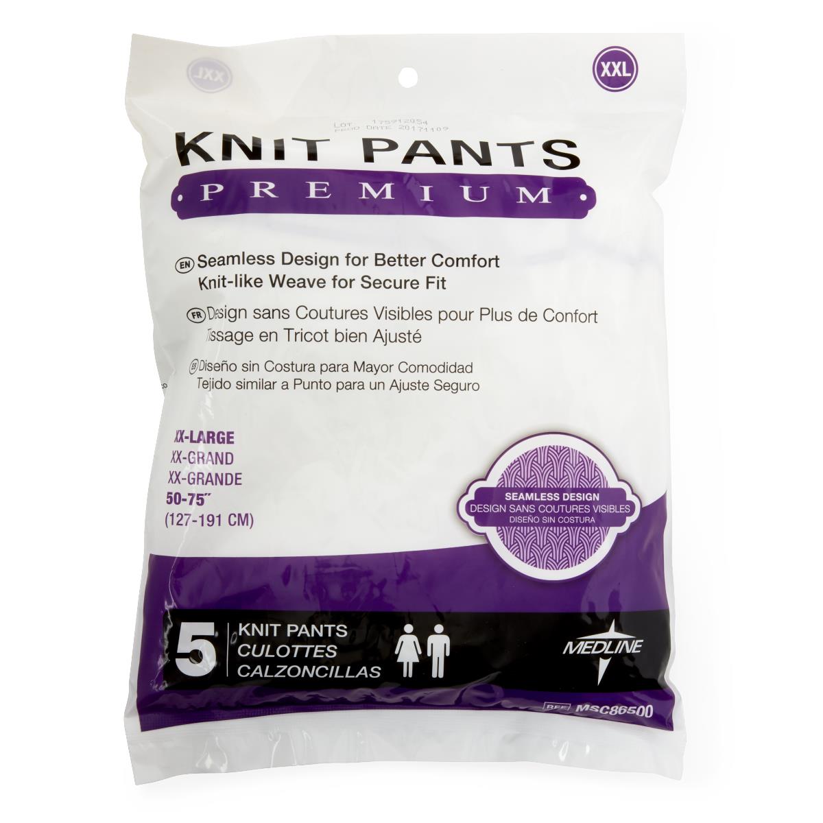 Medline Premium Knit Incontinence Underpants