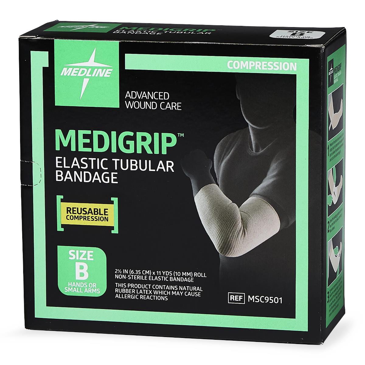 Medigrip Elastic Latex Tubular Support Bandages - BeHope