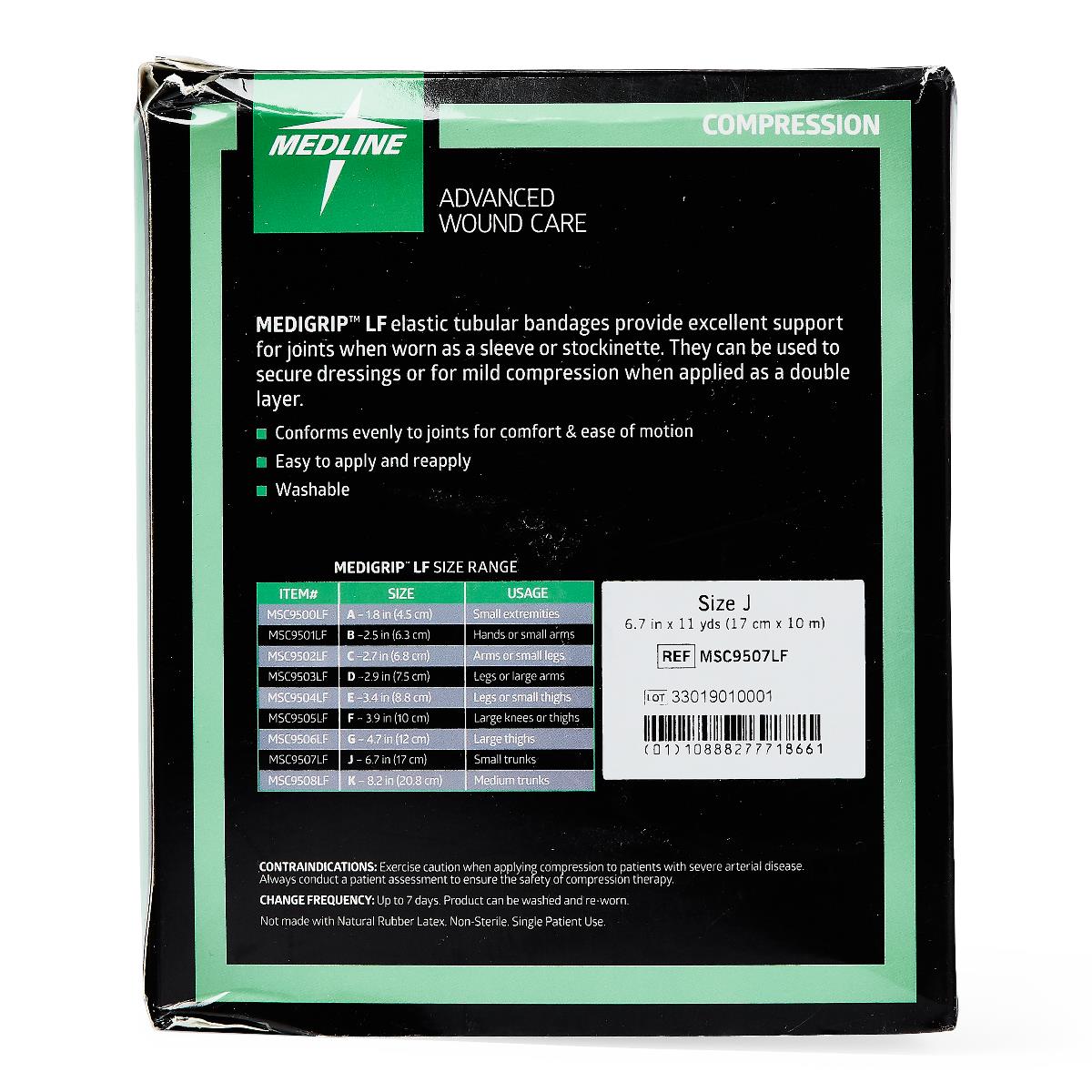Medigrip Lf Elastic Tubular Support Bandages - BeHope