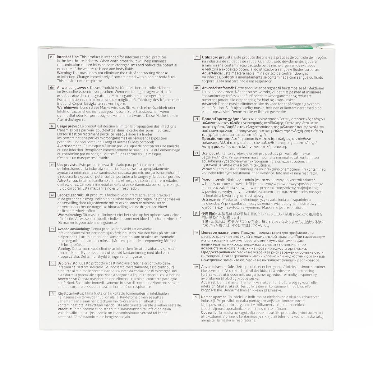 Medline ASTM Level 1 Surgical Face Mask with Anti-Fog and Ties