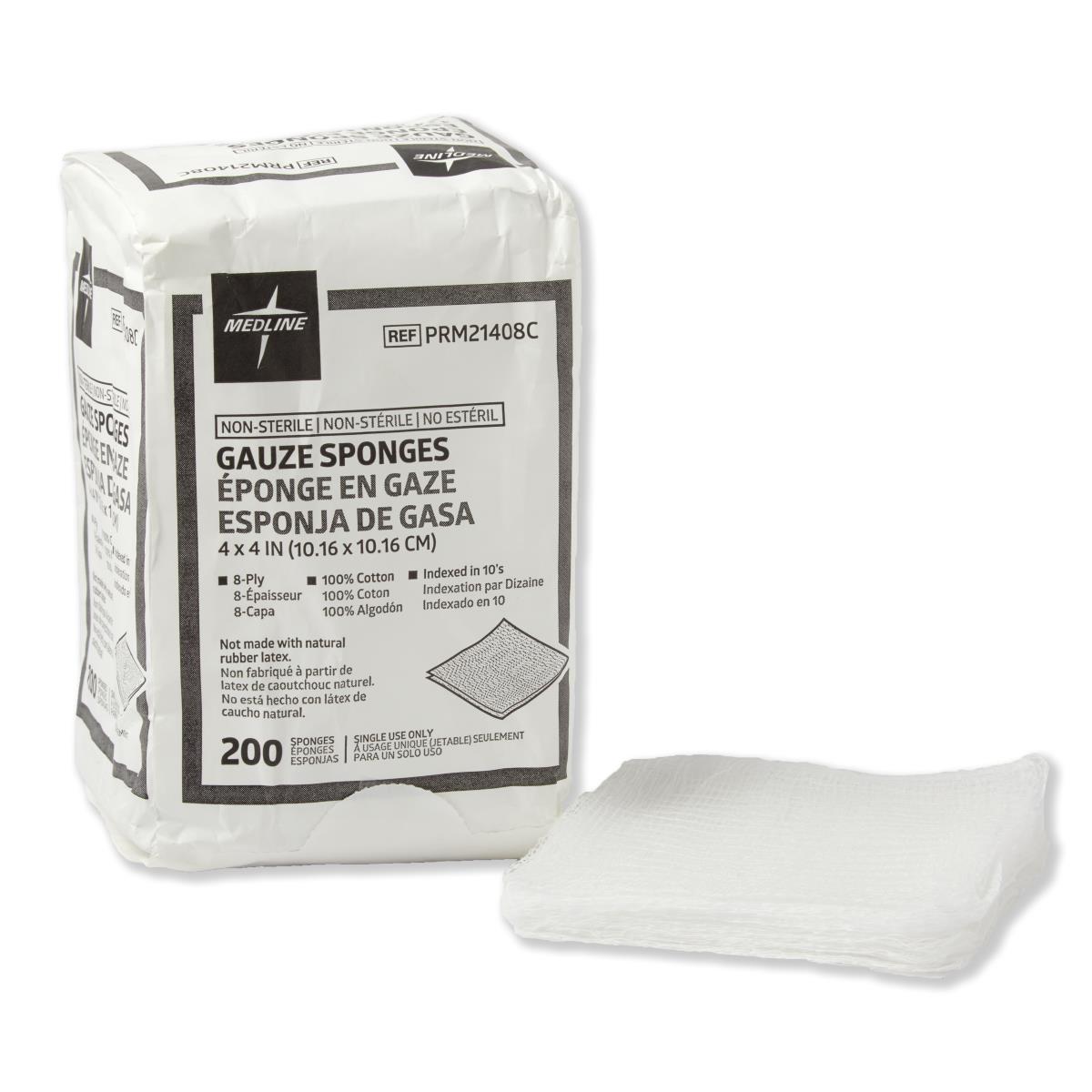 Nonsterile 100% Cotton Woven Gauze Sponges - BeHope