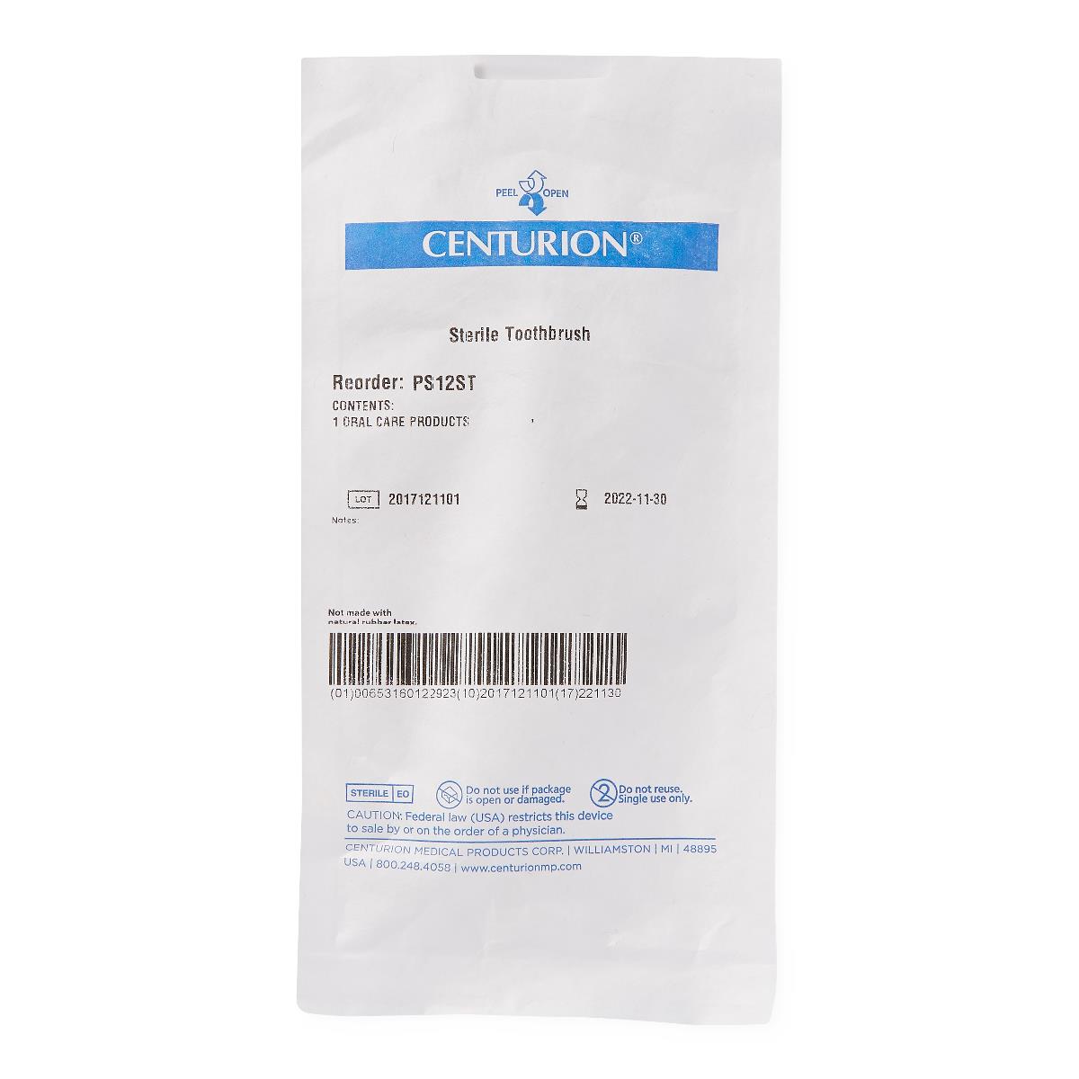 Centurion Sterile Toothbrushes - BeHope