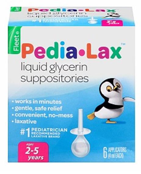Pedia-Lax Liquid Glycerin Suppositories
