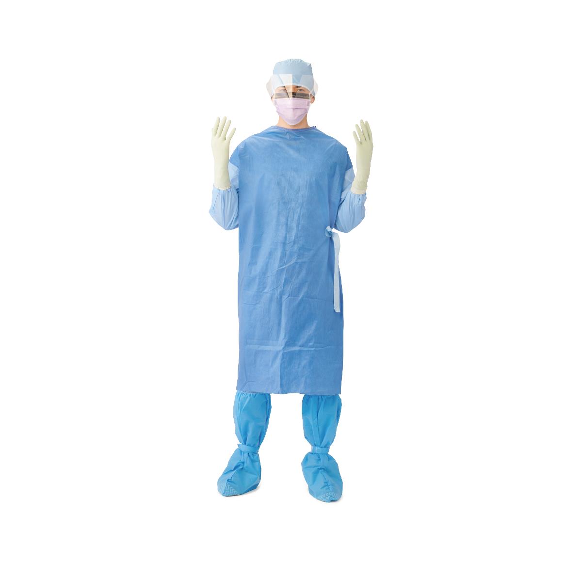 Sterile Poly-Reinforced Breathable Film Sleeve Eclipse Gown - BeHope