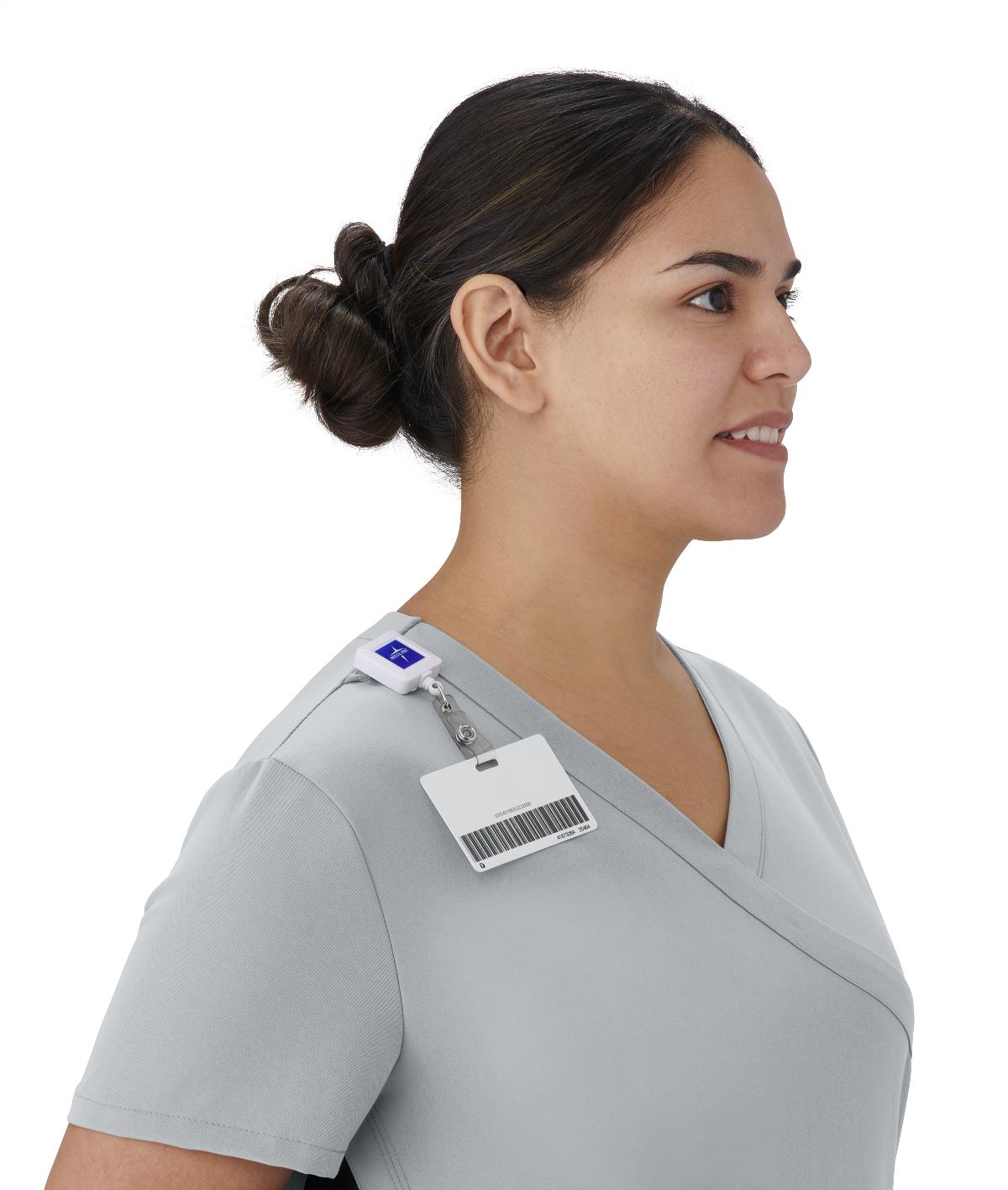 Staten AVE Women's Yoga-Style Scrub Tops with Zipper Pockets (Style 4865)