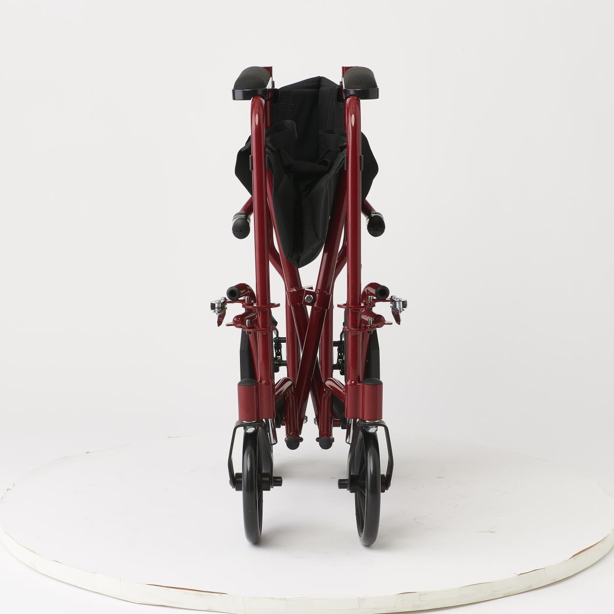 Medline Basic Aluminum Transport Chair with 8" Wheels