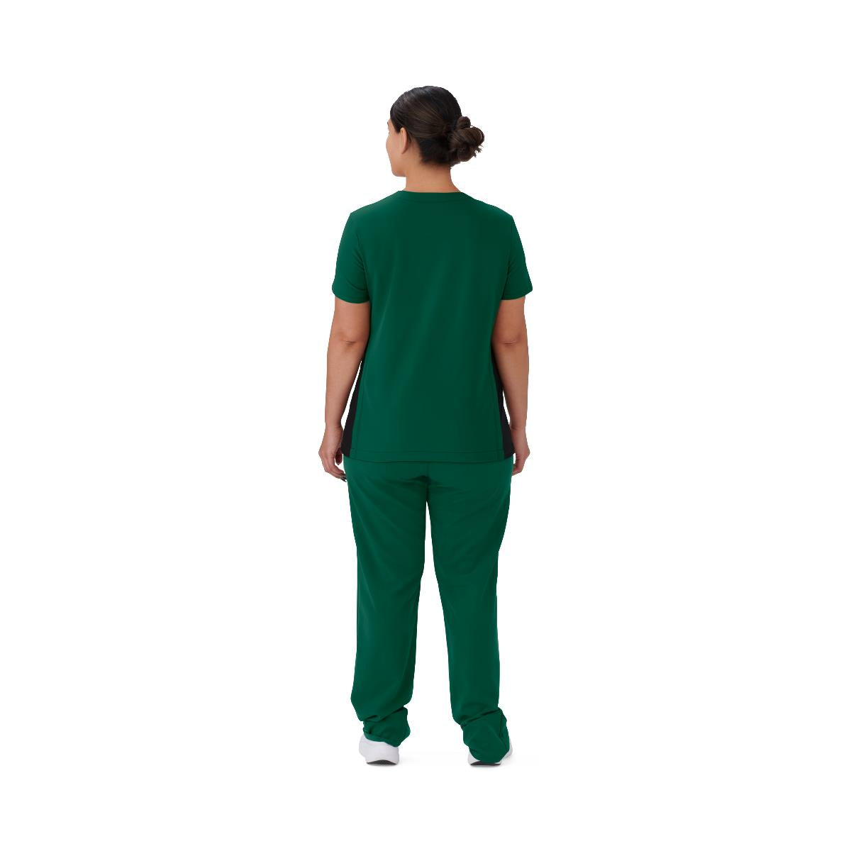 Staten AVE Women's Yoga-Style Scrub Tops with Zipper Pockets (Style 4865)