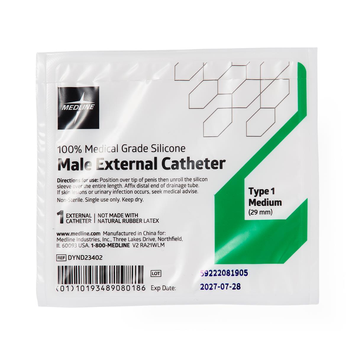 Exo-Cath® 100% Silicone Male External Catheters