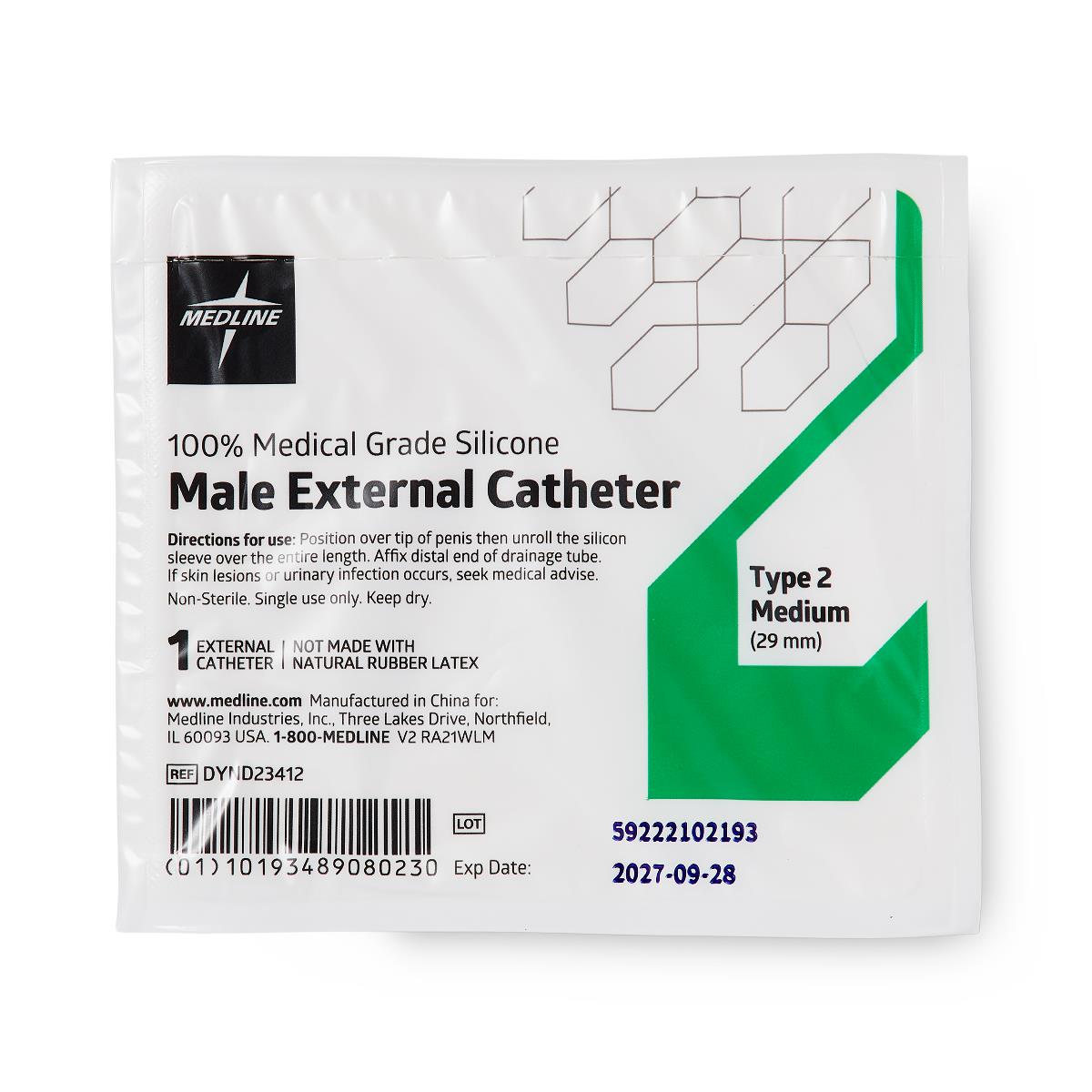 Exo-Cath® 100% Silicone Male External Catheters
