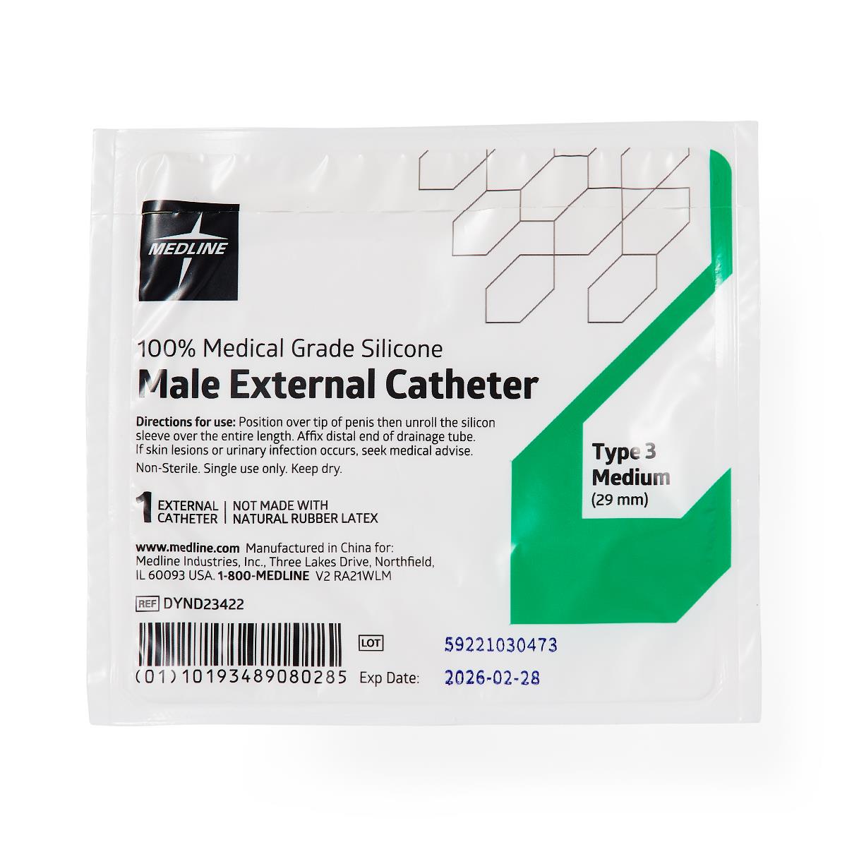Exo-Cath® 100% Silicone Male External Catheters