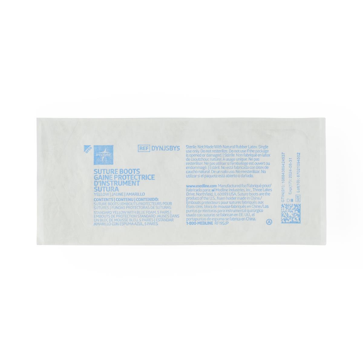 Sterile X-Ray Detectable Suture Boots