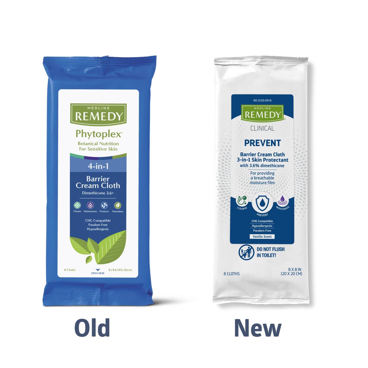 Medline Remedy Clinical Prevent Barrier Cream Cloths