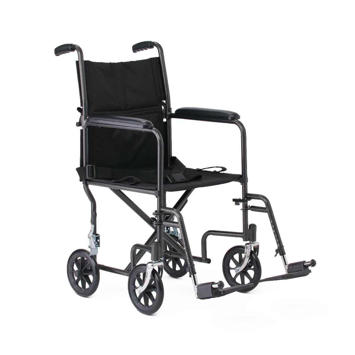 Medline Basic Steel Transport Chairs with 8" Wheels