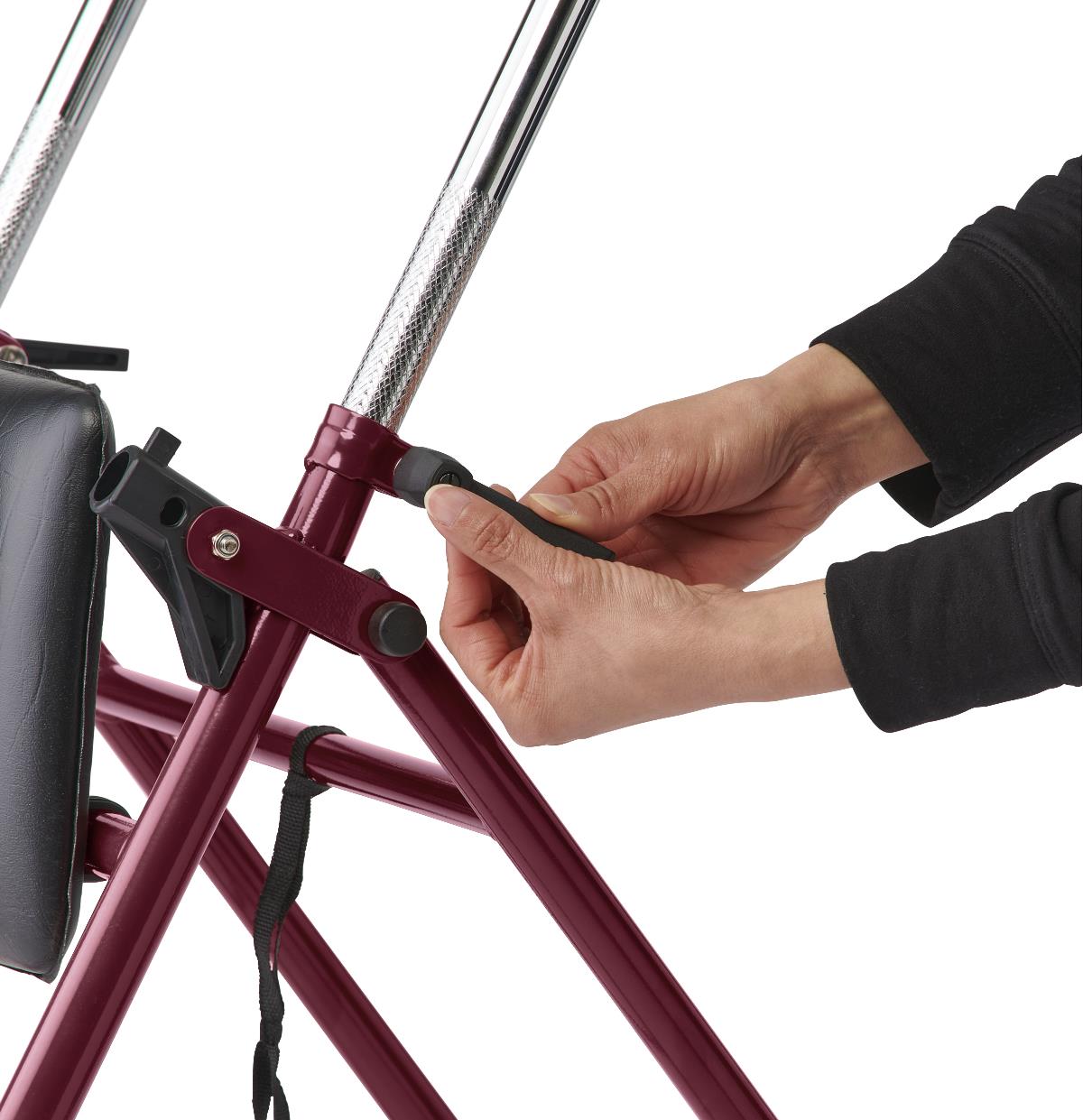 Medline 2-Wheel Steel Rollator with 5" Wheels