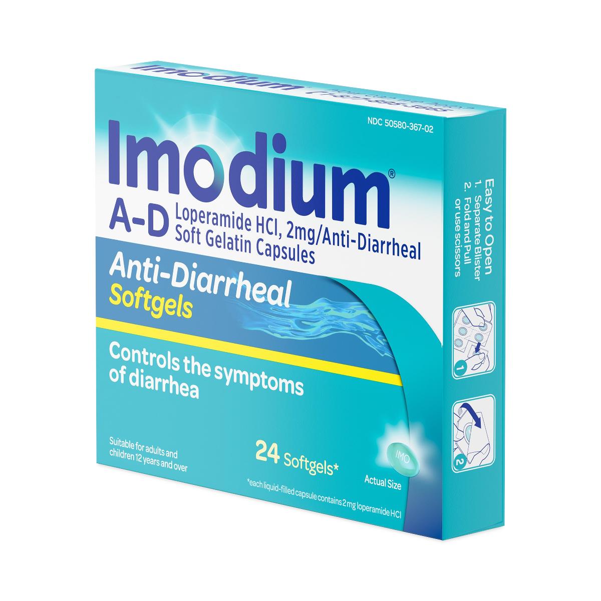 Imodium A-D Anti-Diarrheal Medication