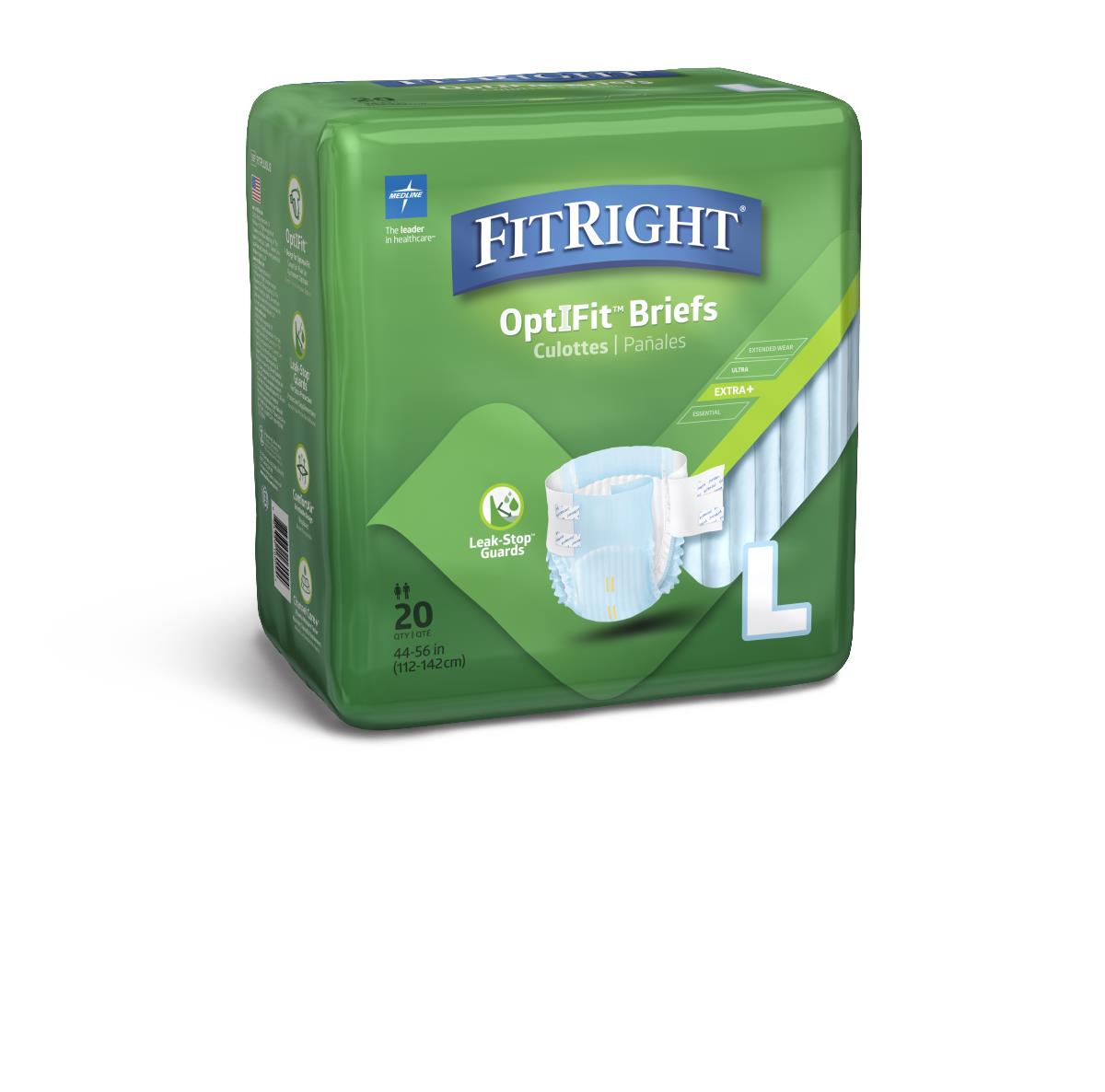 FitRight Plus Incontinence Briefs - BeHope