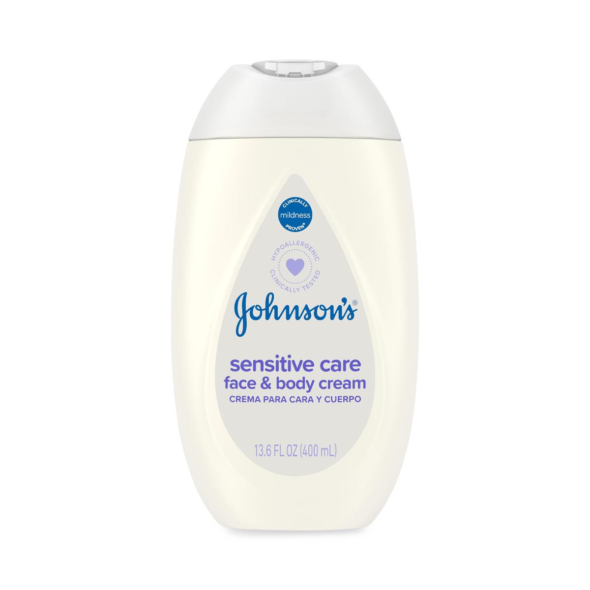 Johnson's Sensitive Care Face and Body Cream