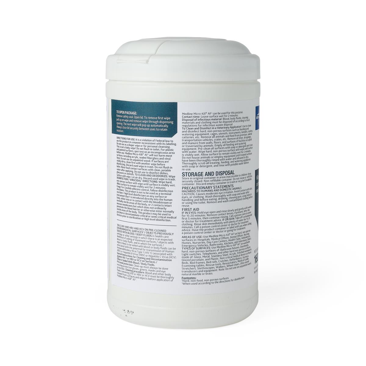 Medline Micro-Kill AF2 Disinfectant Wipes