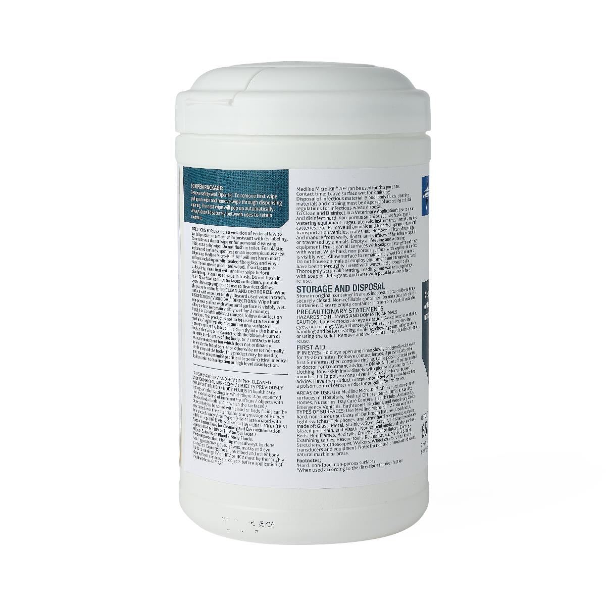Medline Micro-Kill AF2 Disinfectant Wipes