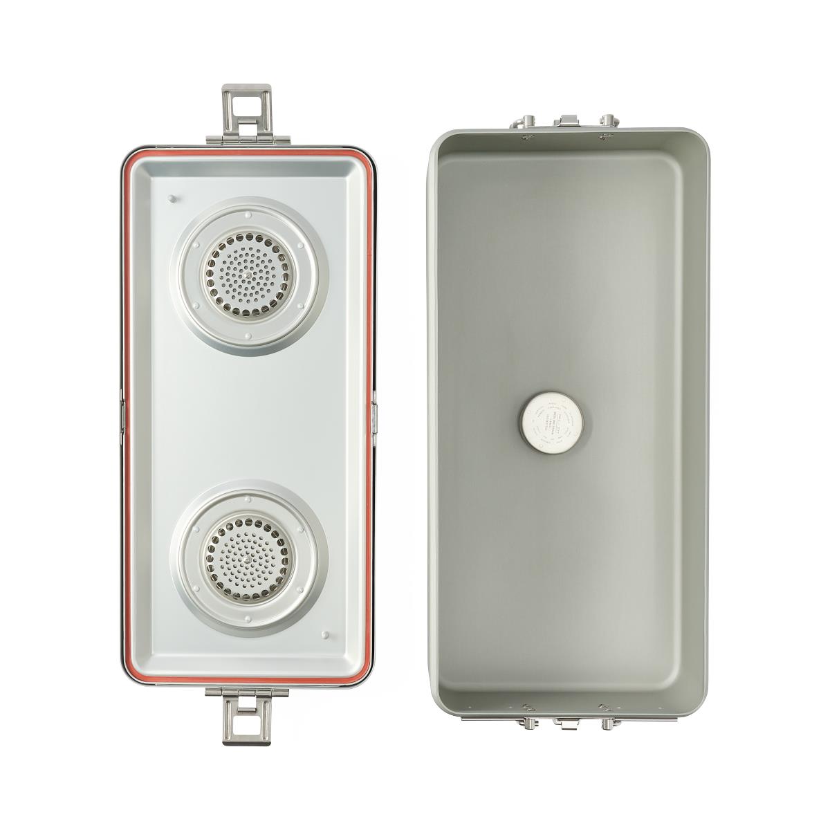 Steriset Full-Sized Sterilization Containers with Drain and Lid