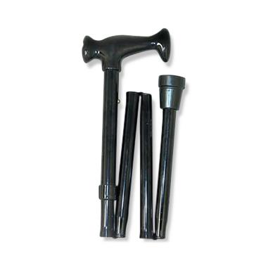 HealthSmart Adjustable Folding Cane with Ergonomic Handle