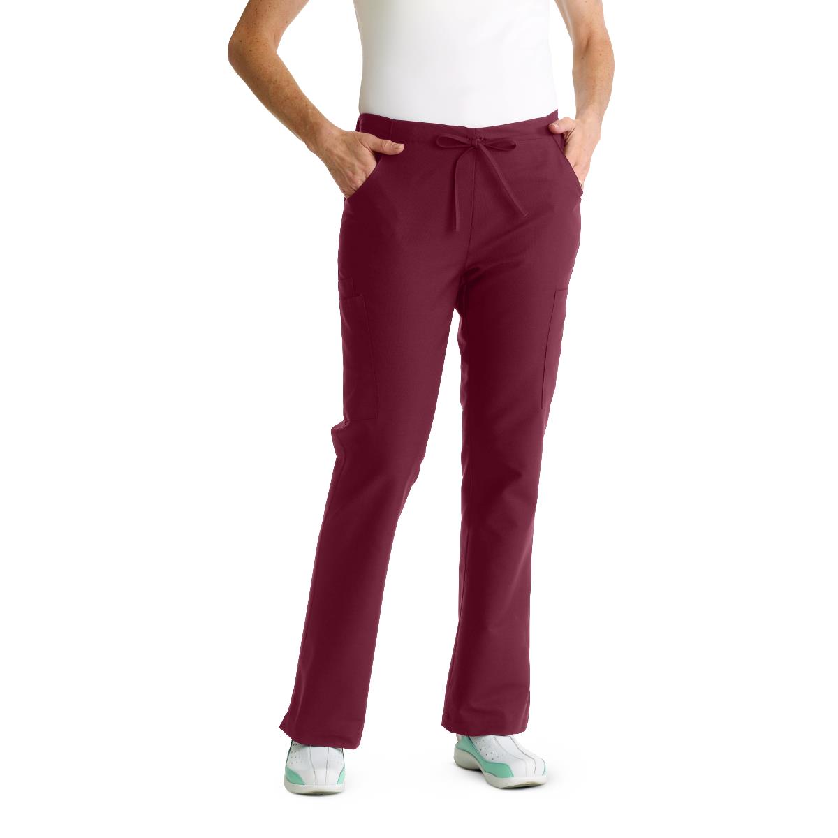 ComfortEase® Women's Petite Cargo Scrub Pants (Style 8865)