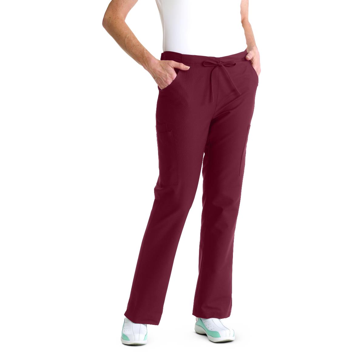 ComfortEase® Women's Petite Cargo Scrub Pants (Style 8865)