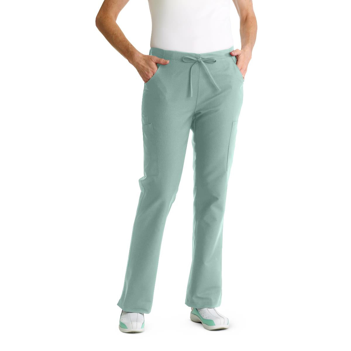 ComfortEase® Women's Petite Cargo Scrub Pants (Style 8865)
