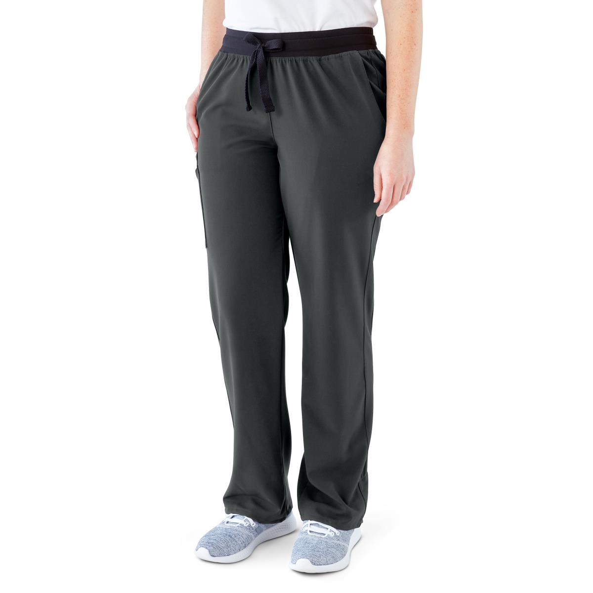 Varick AVE Women's Midrise 6-Pocket Scrub Pants - Tall Length (Style 4913)