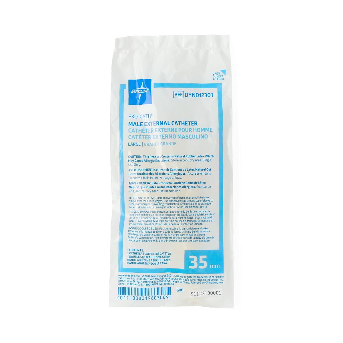 Exo-Cath Latex Male External Catheters