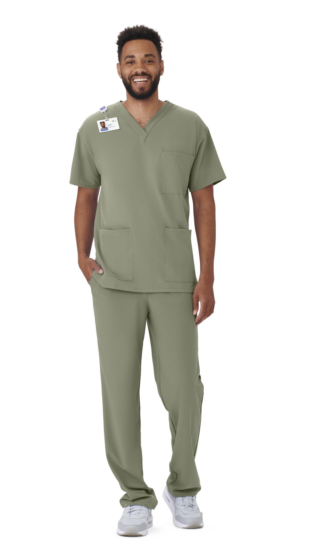 Henderson AVE Unisex 3-Pocket Scrub Tops with Shoulder Loop (Style 4615)