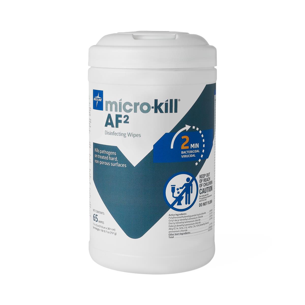 Medline Micro-Kill AF2 Disinfectant Wipes