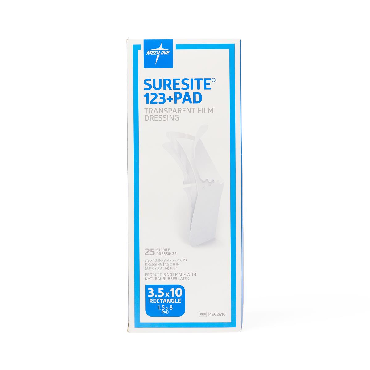 SureSite 123+ Pad Transparent Dressings