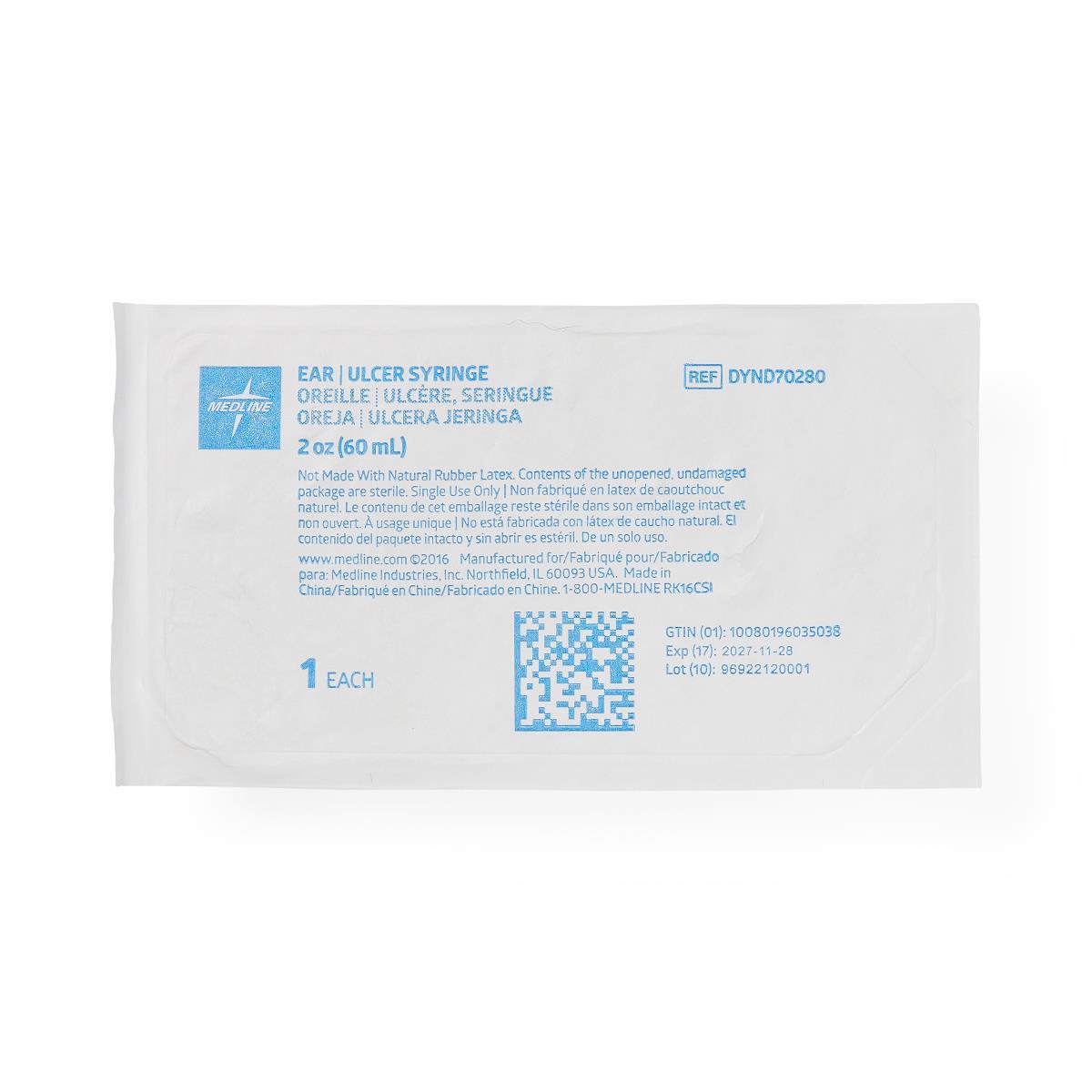 Medline Sterile Ear/Ulcer Syringes