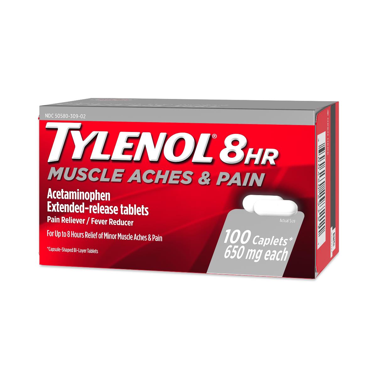 Tylenol 8-hour Muscle Aches And Pain Caplets - BeHope