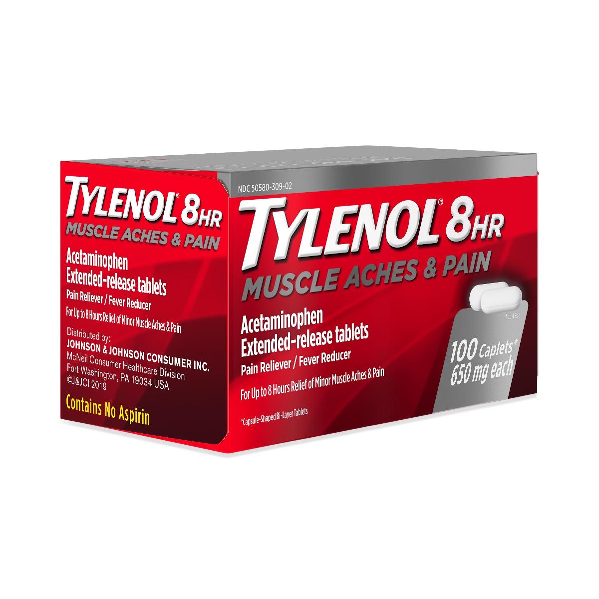 Tylenol 8-hour Muscle Aches And Pain Caplets - BeHope