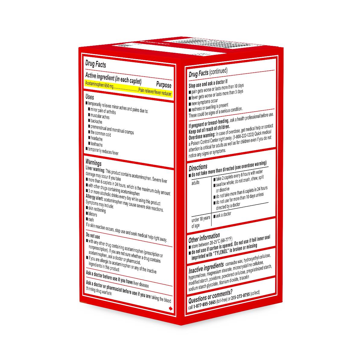 Tylenol 8-hour Arthritis Pain Tablets - BeHope