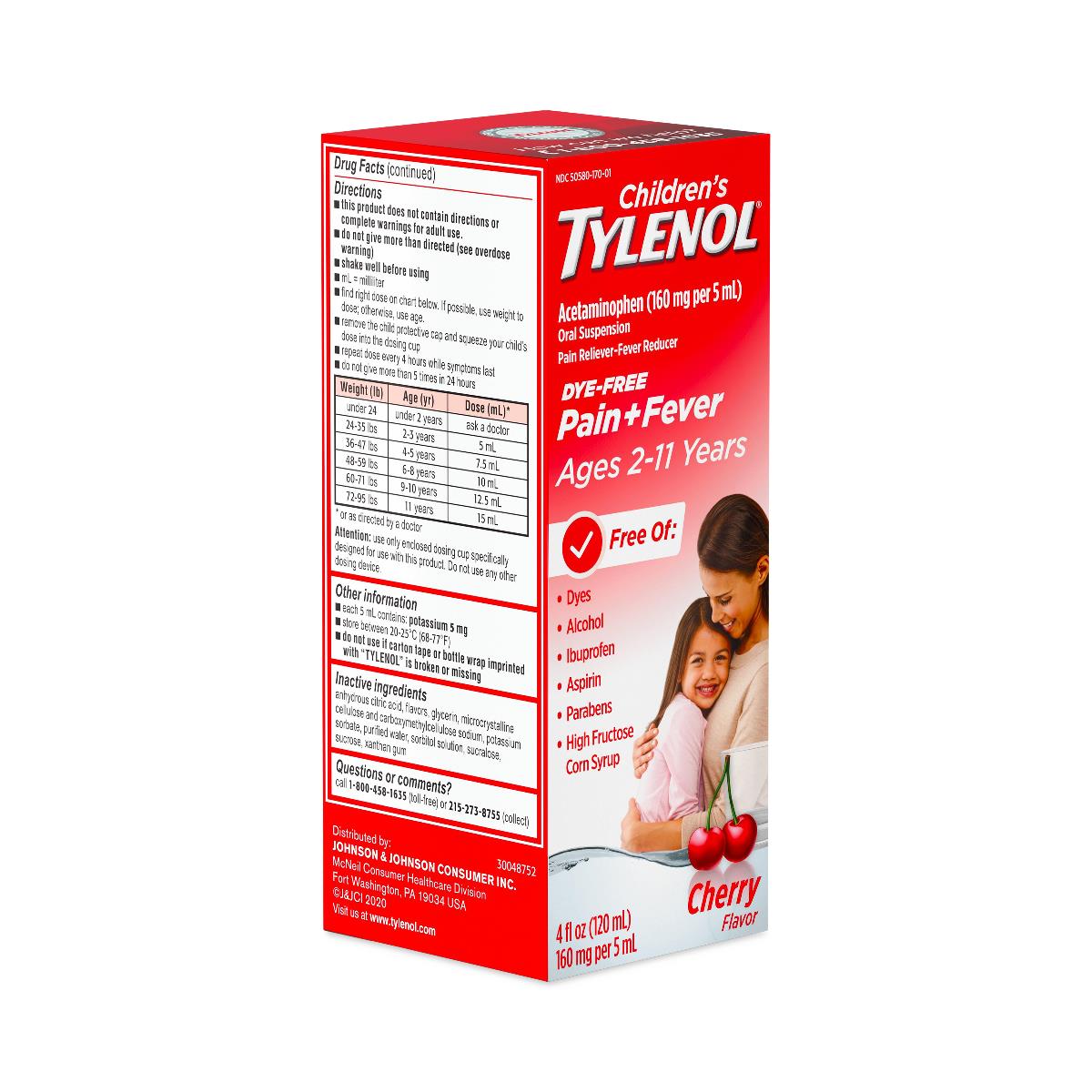 Tylenol Children's Pain + Fever Oral Suspension - BeHope