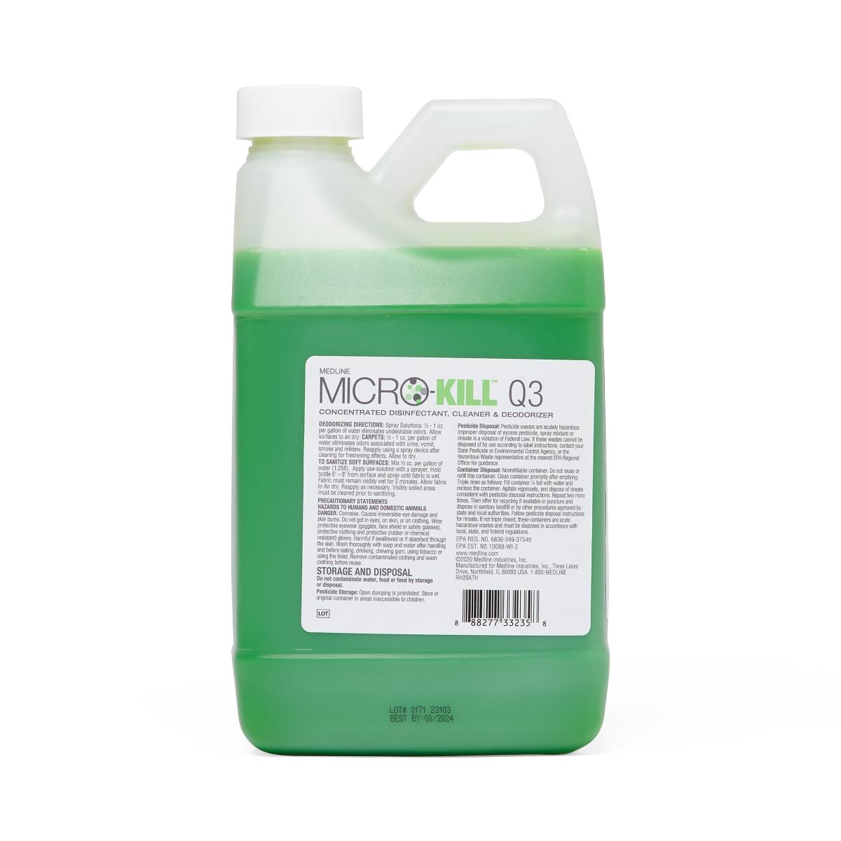 Micro-Kill Q3 Concentrated Disinfectant, Cleaner and Deodorizer