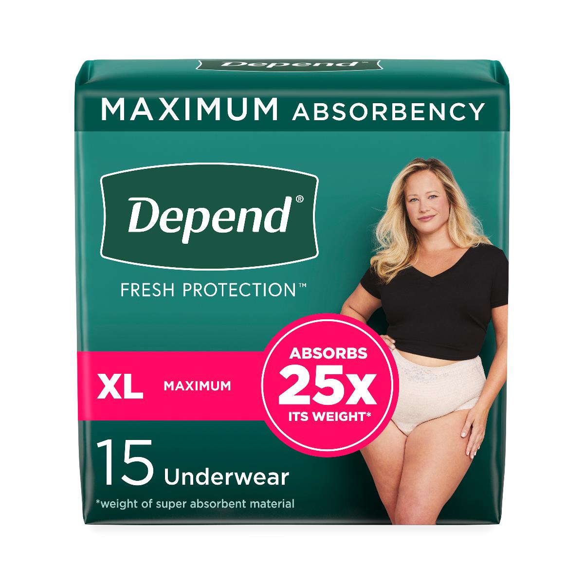 Depend Fresh Protection Incontinence Underwear For Women - BeHope