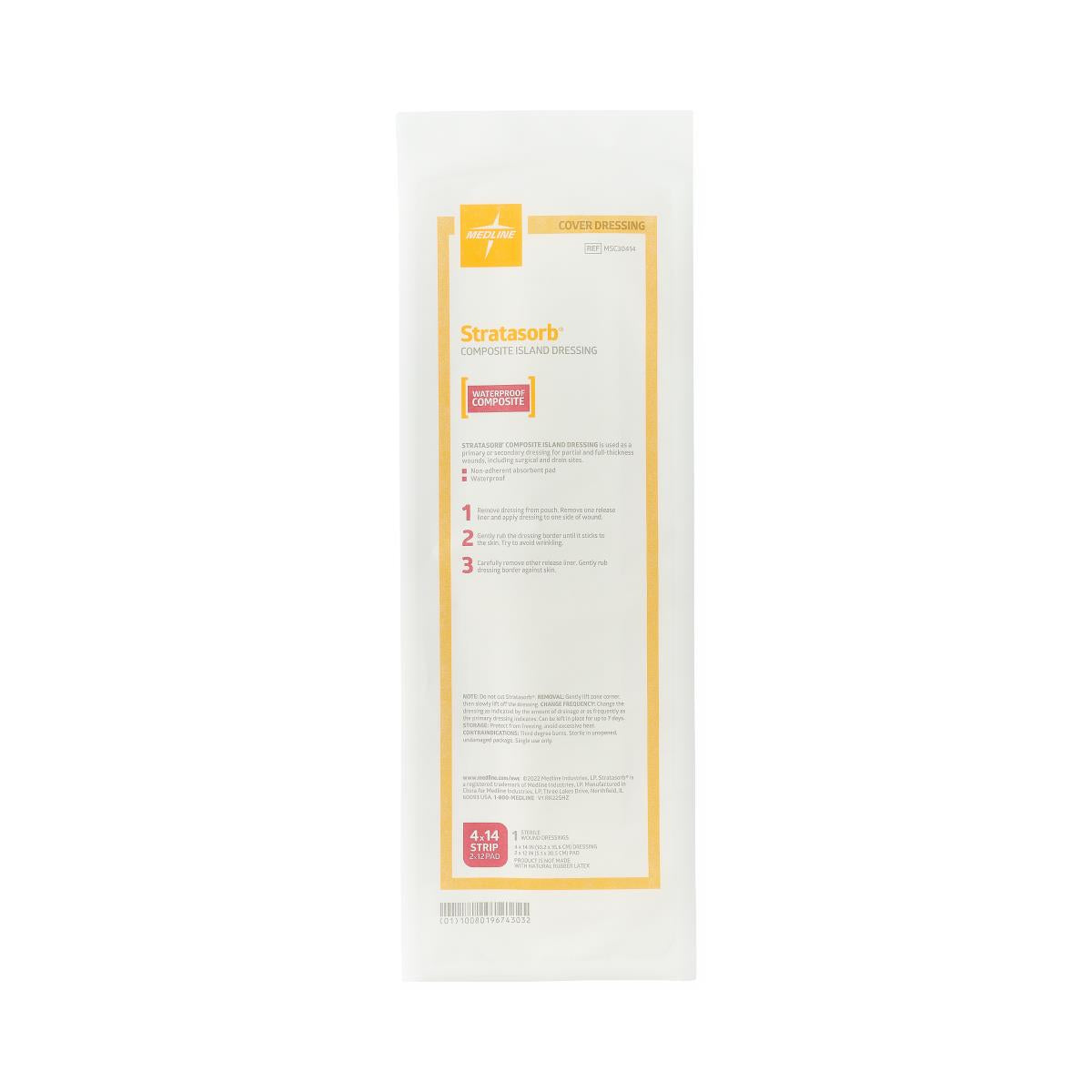 Stratasorb Waterproof Adhesive Island Wound Dressings