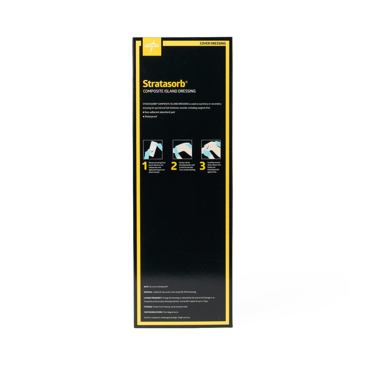 Stratasorb Waterproof Adhesive Island Wound Dressings