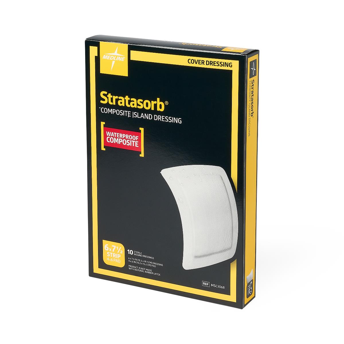 Stratasorb Waterproof Adhesive Island Wound Dressings