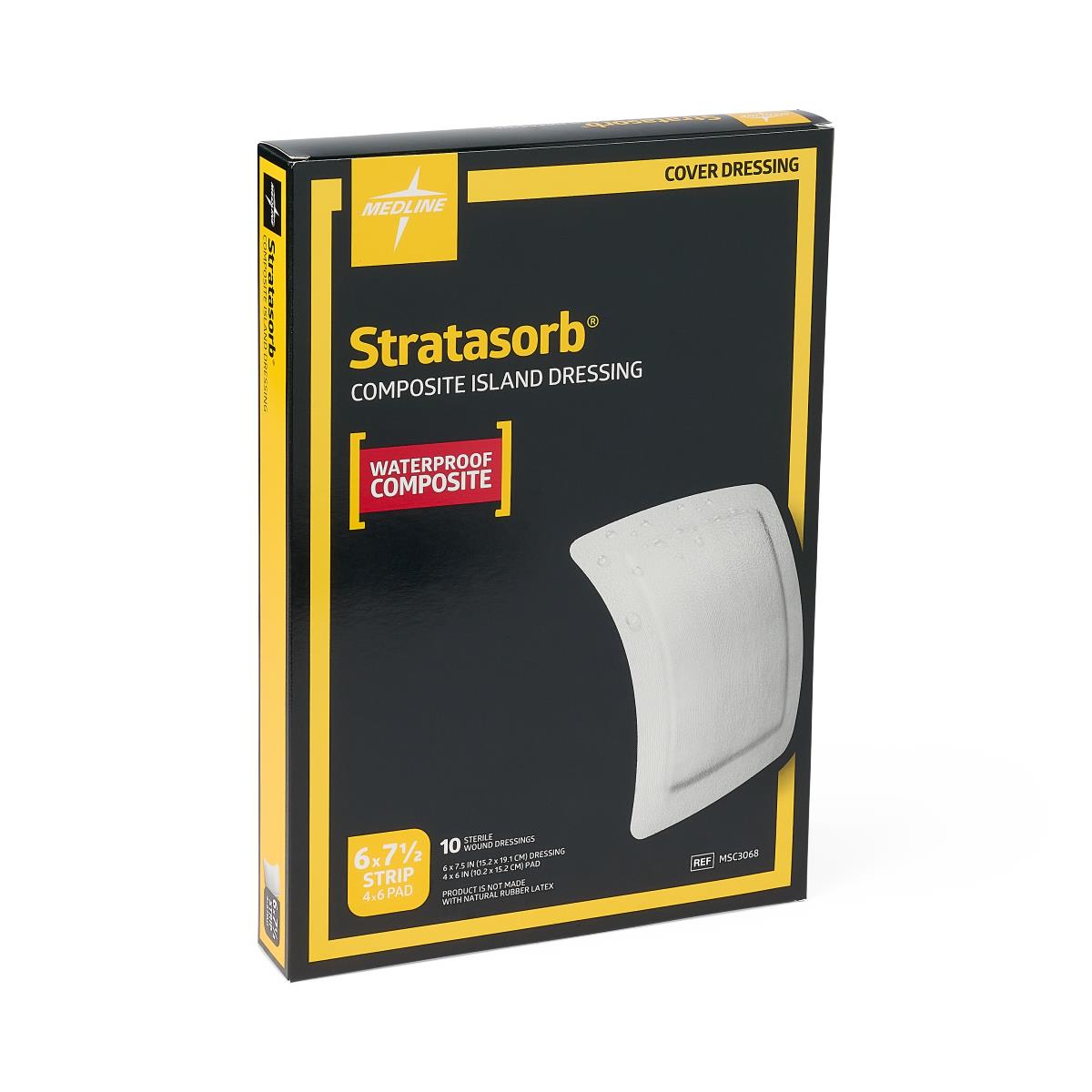 Stratasorb Waterproof Adhesive Island Wound Dressings