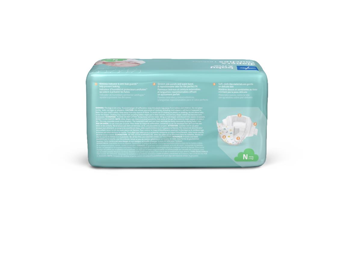 Medline Disposable Baby Diapers