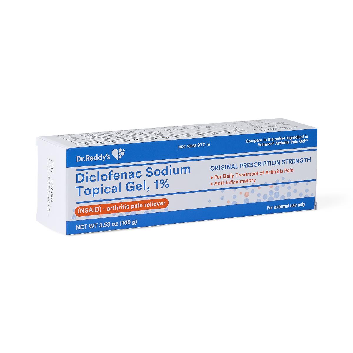 Dr. Reddy's Diclofenac Sodium Topical Gel, 1%