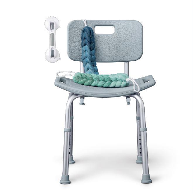 Medline Bathe Safe and Easy Kits for Caregivers with Shower Chair